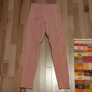 Pink Girlfriend Collective Pocket Leggings Size Small